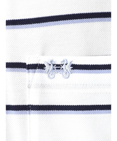 McGREGOR(マックレガー)の「ボーダーポロ(ポロシャツ・メンズ・アイボリー/ライトグリーン/ネイビー・L/XL/M)」の14枚目の写真