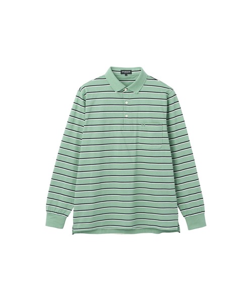 McGREGOR(マックレガー)の「ボーダーポロ(ポロシャツ・メンズ・アイボリー/ライトグリーン/ネイビー・L/XL/M)」の16枚目の写真