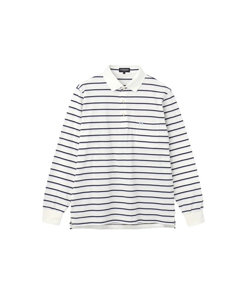 McGREGOR(マックレガー)の「ボーダーポロ(ポロシャツ・メンズ・アイボリー/ライトグリーン/ネイビー・L/XL/M)」の17枚目の写真