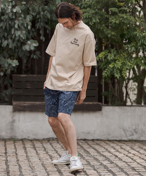 CAMBIO(カンビオ)の「mp14678-Paisley Denim Short Pants ショートパンツ(CAM26SS-013)(その他パンツ・メンズ・ブラウン系その他/ブラック系その他/ネイビー系・L/M/S)」の12枚目の写真