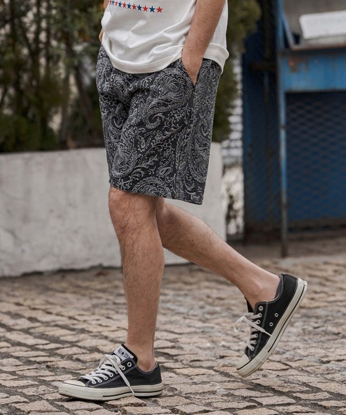 CAMBIO(カンビオ)の「mp14678-Paisley Denim Short Pants ショートパンツ(CAM26SS-013)(その他パンツ・メンズ・ブラウン系その他/ブラック系その他/ネイビー系・L/M/S)」の15枚目の写真
