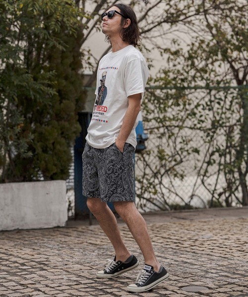 CAMBIO(カンビオ)の「mp14678-Paisley Denim Short Pants ショートパンツ(CAM26SS-013)(その他パンツ・メンズ・ブラウン系その他/ブラック系その他/ネイビー系・L/M/S)」の18枚目の写真