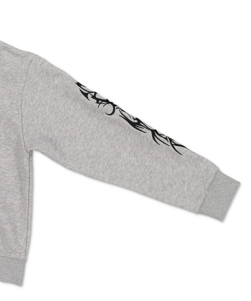 SPINNS（スピンズ）の「短丈ダブルジップパーカー/トライバル/刺繍/ショート丈（パーカー・メンズ・ピンク系その他/ウッドランド/ブラック系その他/杢グレー・ONESIZE）」の5枚目の写真