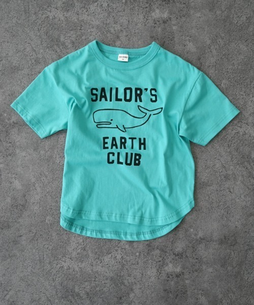 jeans-b 2nd（ジーンズベーセカンド）の「Jeans-b 2nd/ジーンズベーセカンド EARTH CLUB Tシャツ（Tシャツ/カットソー・キッズ・ブルー/アイボリー・120cm/130cm/140cm/150cm/160cm/110cm）」の16枚目の写真
