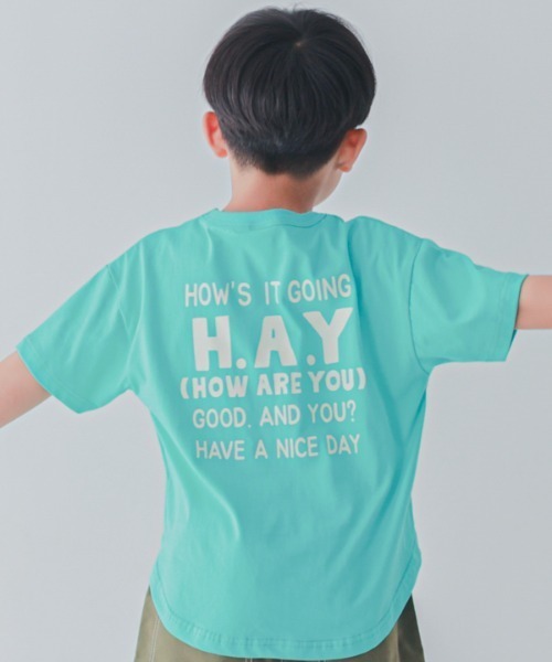 jeans-b 2nd（ジーンズベーセカンド）の「Jeans-b 2nd/ジーンズベーセカンド EARTH CLUB Tシャツ（Tシャツ/カットソー・キッズ・ブルー/アイボリー・120cm/130cm/140cm/150cm/160cm/110cm）」の4枚目の写真