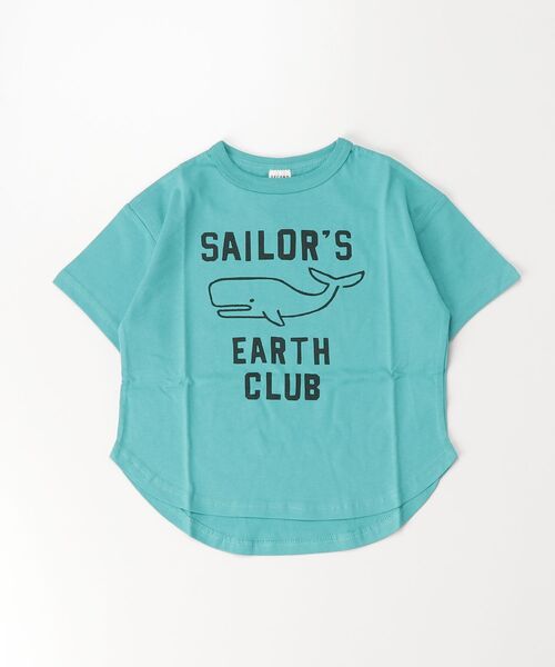 jeans-b 2nd（ジーンズベーセカンド）の「Jeans-b 2nd/ジーンズベーセカンド EARTH CLUB Tシャツ（Tシャツ/カットソー・キッズ・ブルー/アイボリー・120cm/130cm/140cm/150cm/160cm/110cm）」の20枚目の写真