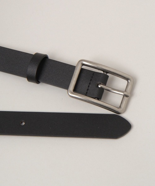 RAGEBLUE（レイジブルー）の「レザースクエアベルト（ベルト・レディース・ブラック/ダークブラウン・FREE）」の4枚目の写真