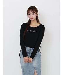 EATME | 【marie claire×EATME】キラキラストーンロゴTシャツ(Tシャツ/カットソー)