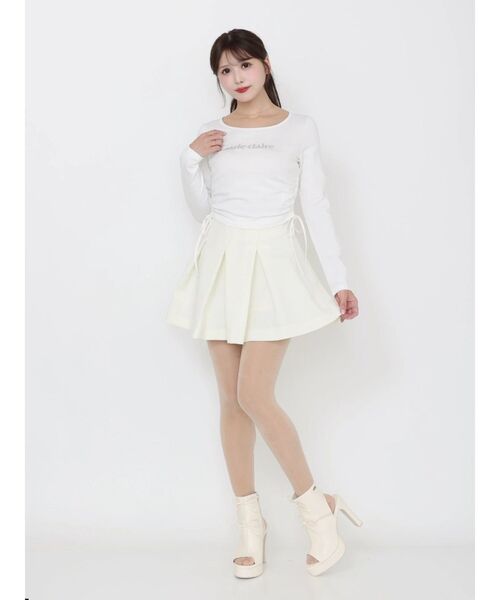 EATME（イートミー）の「【marie claire×EATME】キラキラストーンロゴTシャツ（Tシャツ/カットソー・レディース・ブラック/ピンク/オフホワイト・FREE）」の22枚目の写真