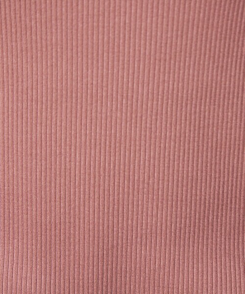 green label relaxing（グリーンレーベルリラクシング）の「ブライトリブ スクエアネック 5分袖 プルオーバー カットソー（Tシャツ/カットソー・レディース・オフホワイト/ブラック/ダークブラウン/レッド/その他1/ピンク・FREE）」の9枚目の写真