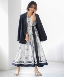 15周年】スカーフ柄シャツワンピース（ワンピース）｜NOELA（ノエラ