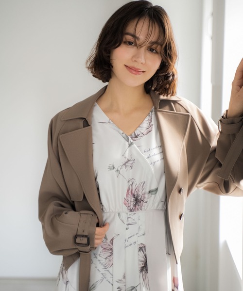 NOELA（ノエラ）の「【新色/SSサイズあり】スカーフプリントワンピース（ワンピース・レディース・カーキ/ピンク/ネイビー・M/S）」の11枚目の写真