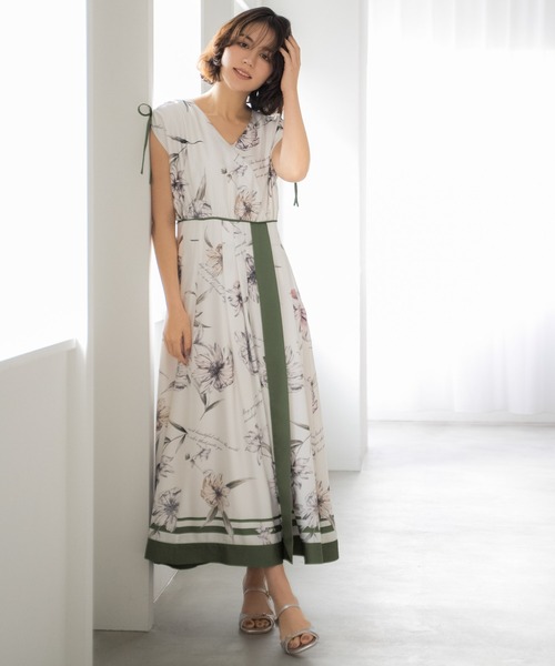 NOELA（ノエラ）の「【新色/SSサイズあり】スカーフプリントワンピース（ワンピース・レディース・カーキ/ピンク/ネイビー・M/S）」の14枚目の写真