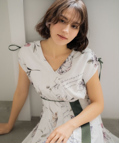 NOELA（ノエラ）の「【新色/SSサイズあり】スカーフプリントワンピース（ワンピース・レディース・カーキ/ピンク/ネイビー・M/S）」の21枚目の写真