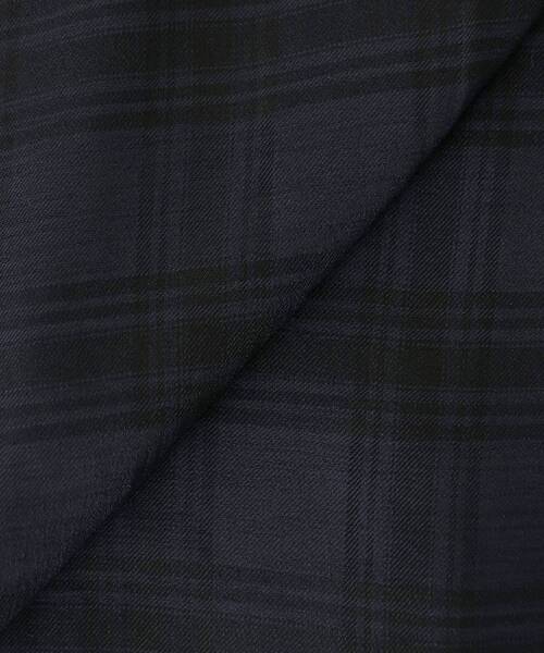 le.coeur blanc（ルクールブラン）の「シアーチェックオーバーシャツ（シャツ/ブラウス・レディース・ホワイト系その他/ブルー系その他4・38）」の4枚目の写真