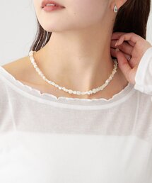 mystic（ミスティック）の「パールストーンネックレス（ネックレス）」