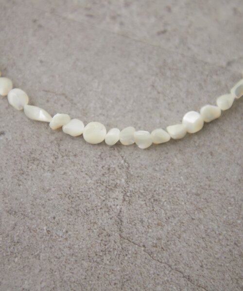 mystic（ミスティック）の「パールストーンネックレス（ネックレス・レディース・アイボリー/ピンク・ONE SIZE）」の5枚目の写真