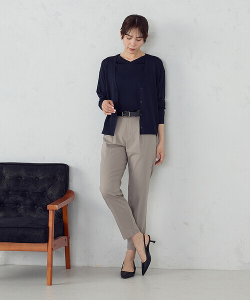 COMME CA ISM（コムサイズム）の「【ウォッシャブル・UVカット】ベーシック カーディガン（カーディガン/ボレロ・レディース・ブラック/アイボリー/ブルー/ネイビー・LARGE/MEDIUM）」の18枚目の写真