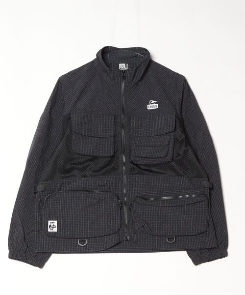 CHUMS（チャムス）の「【CHUMS】Anti-Bug Convertible Jacket（ナイロンジャケット・メンズ・ブラック・LARGE/X-LARGE/MEDIUM）」の7枚目の写真