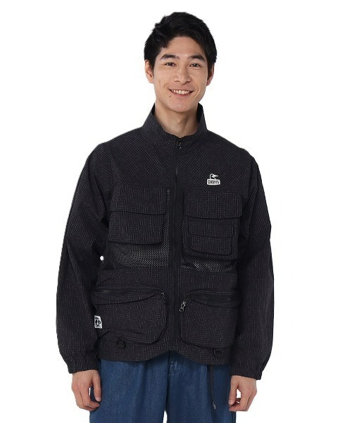 CHUMS（チャムス）の「【CHUMS】Anti-Bug Convertible Jacket（ナイロンジャケット・メンズ・ブラック・LARGE/X-LARGE/MEDIUM）」の12枚目の写真