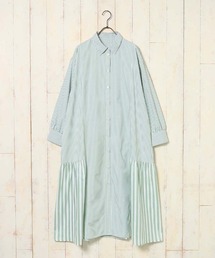 Bleu Bleuet（ブルーブルーエ）の「パッチワークストライプワンピース（ワンピース）」