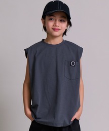 PAIRMANON STREET（ペアマノンストリート）の「【マルチファンクション】吸水速乾 ノースリーブ ポケット タンク【PAIRMANON STREET】（タンクトップ）」