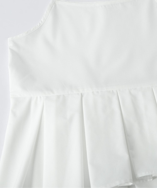 AMELY(エミリー)の「ショートニット×フリルキャミ2点セット(アンサンブル・レディース・グレー/ブラック/ベージュ・フリー)」の19枚目の写真