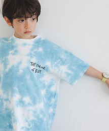 タイダイTシャツ」に該当するブルー・ネイビー/青色系のファッション