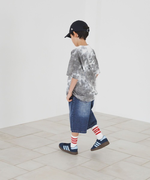 BAYFLOW（ベイフロー）の「[毎年大人気!!]タイダイプリントT(KIDS)（Tシャツ/カットソー・キッズ・チャコール/ピンク/ブルー・120cm/110cm/130cm/150cm/140cm）」の5枚目の写真