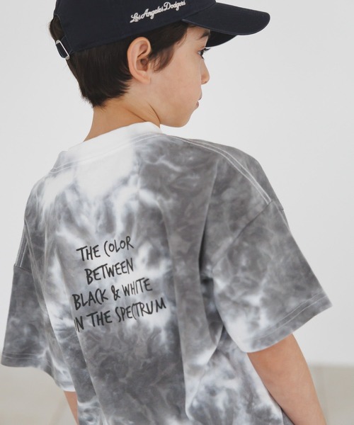 BAYFLOW（ベイフロー）の「[毎年大人気!!]タイダイプリントT(KIDS)（Tシャツ/カットソー・キッズ・チャコール/ピンク/ブルー・120cm/110cm/130cm/150cm/140cm）」の9枚目の写真