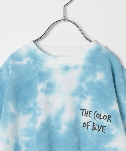 BAYFLOW（ベイフロー）の「[毎年大人気!!]タイダイプリントT(KIDS)（Tシャツ/カットソー・キッズ・チャコール/ピンク/ブルー・120cm/110cm/130cm/150cm/140cm）」の14枚目の写真