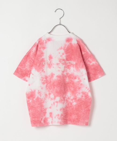 BAYFLOW（ベイフロー）の「[毎年大人気!!]タイダイプリントT(KIDS)（Tシャツ/カットソー・キッズ・チャコール/ピンク/ブルー・120cm/110cm/130cm/150cm/140cm）」の21枚目の写真