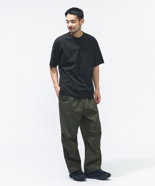 TIGORA(ティゴラ)の「ティゴラ TIGORA ライトウェイトTシャツ(Tシャツ/カットソー・メンズ・ブラック/チャコールグレー・S/M/L/LL/3L)」の6枚目の写真