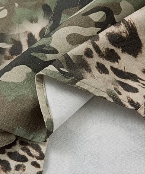 U:UME(ユーム)の「Leopard Camou Short Sleeve Shirt(シャツ/ブラウス・メンズ・グリーン・MEDIUM/LARGE/X-LARGE)」の5枚目の写真