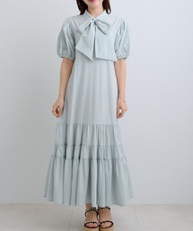 Neige（ネージュ）の「ボウタイリボンティアードワンピース（ワンピース）」