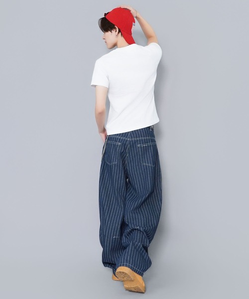 SPINNS（スピンズ）の「短丈半袖トライバル刺繍ロゴTシャツ（Tシャツ/カットソー・メンズ・ホワイト/ブラック/ブラック系その他/ウッドランド・ONESIZE）」の13枚目の写真
