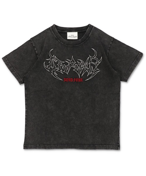 SPINNS（スピンズ）の「短丈半袖トライバル刺繍ロゴTシャツ（Tシャツ/カットソー・メンズ・ホワイト/ブラック/ブラック系その他/ウッドランド・ONESIZE）」の5枚目の写真