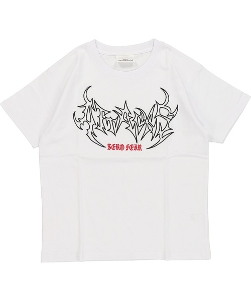 SPINNS（スピンズ）の「短丈半袖トライバル刺繍ロゴTシャツ（Tシャツ/カットソー・メンズ・ホワイト/ブラック/ブラック系その他/ウッドランド・ONESIZE）」の7枚目の写真