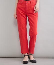 【MILA PANTS】裾段差テーパードデニムパンツ