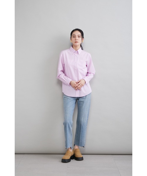 Mila Owen（ミラオーウェン）の「【MILA PANTS】裾段差テーパードデニムパンツ（デニムパンツ・レディース・インディゴブルー/ブルー/レッド/ライトブルー・00/1/0/2）」の12枚目の写真