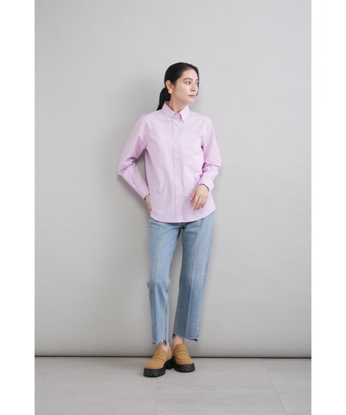 Mila Owen（ミラオーウェン）の「【MILA PANTS】裾段差テーパードデニムパンツ（デニムパンツ・レディース・インディゴブルー/ブルー/レッド/ライトブルー・00/1/0/2）」の14枚目の写真