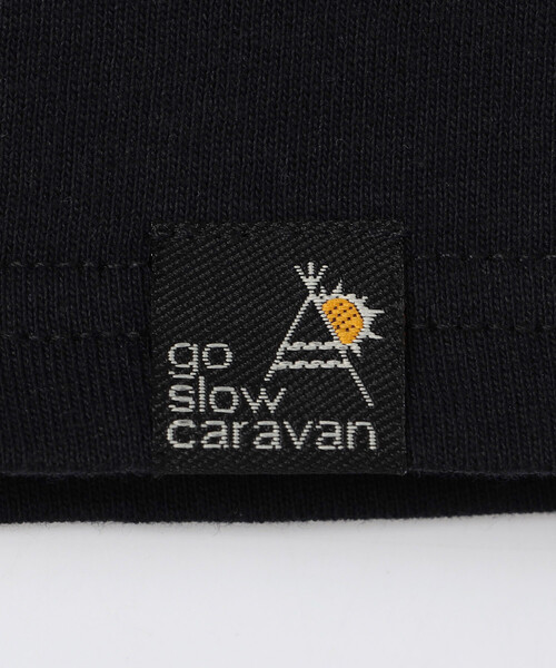 FREAK'S STORE(フリークスストア)の「限定展開 go slow caravan/ゴースローキャラバン スクエアLOGO TEE(Tシャツ/カットソー・メンズ・ラベンダー/ホワイト/ブラック・3/5/4)」の7枚目の写真