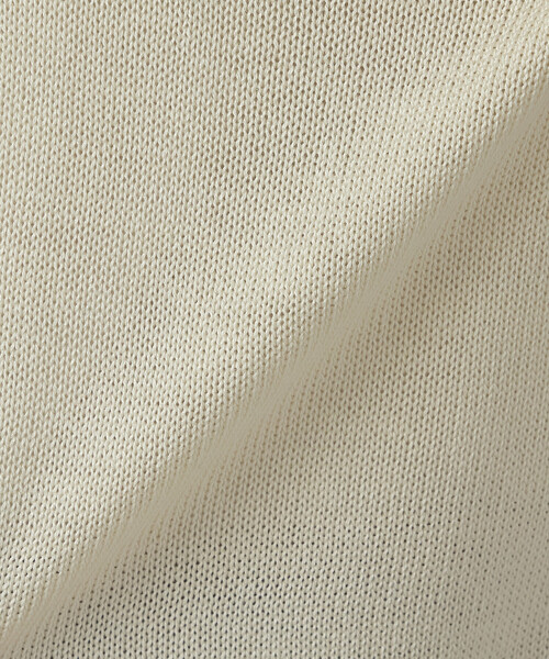 COMME CA ISM（コムサイズム）の「ニットポロ（ニット/セーター・レディース・ダークネイビー/アイボリー/グレー・LARGE/MEDIUM）」の9枚目の写真