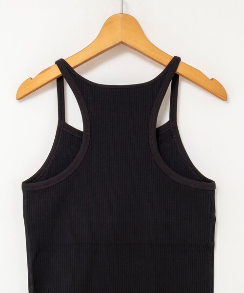 NOLLEY’S（ノーリーズ）の「【MARILYN MOON/マリリーンムーン】アメリカンスリーブキャミタンクトップ（タンクトップ・レディース・ブラック/ホワイト・38）」の7枚目の写真