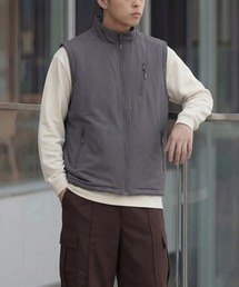 【MAISON CLUB】Reversible Military Puff Tech Ball Vest /リバーシブルミリタリーパフテックボールベスト KNF-YI