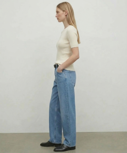 KIMDOH(キムド)の「Sorel Wide Denim / Medium Blue(デニムパンツ・レディース・その他・SMALL/MEDIUM/LARGE)」の6枚目の写真