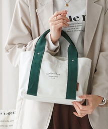 LIZDAYS（リズデイズ）の「仕切り付きミニトートバッグ キャンバス（トートバッグ）」