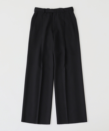 HUSBANDS(ハズバンズ)WIDE PLEATED TROUSERS IN 4-PLY