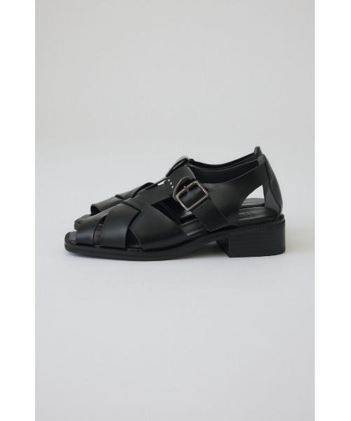 RIM.ARK(リムアーク)の「Leather cage sandal レザー ケージ サンダル(サンダル・レディース・アイボリー/ブラック・36/37/38/39)」の15枚目の写真