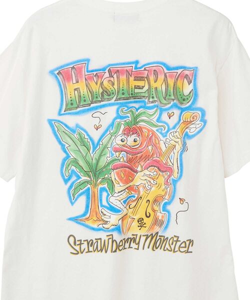 HYSTERIC GLAMOUR（ヒステリックグラマー）の「SURF BAND Tシャツ（Tシャツ/カットソー・メンズ・ブラック/ピンク/ホワイト・X-LARGE/LARGE/MEDIUM/SMALL）」の6枚目の写真